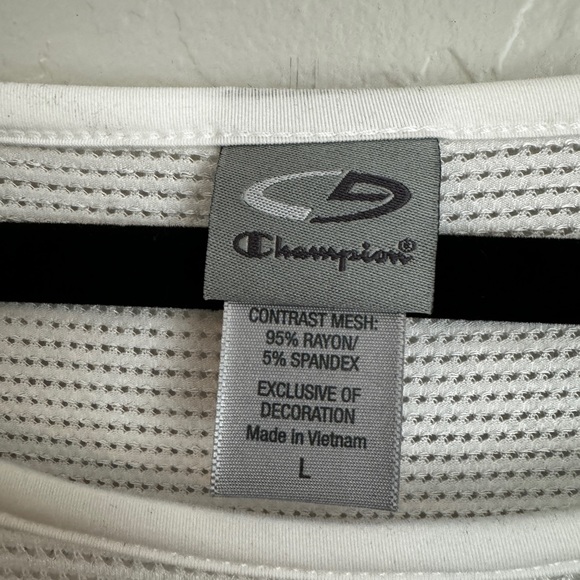 Women’s Workout Lounge Top Sz: L White - Picture 3 of 3